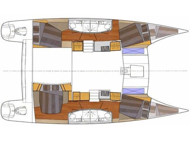 Book yachts online - catamaran - Lipari 41 Quatuor - Mirada - rent