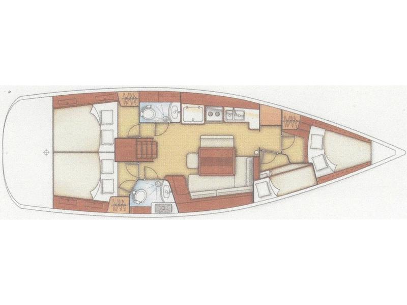 Book yachts online - sailboat - Oceanis 43 - Bliss - rent