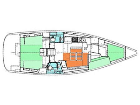 Book yachts online - sailboat - Oceanis 43 - Sifnos 43.3 - rent