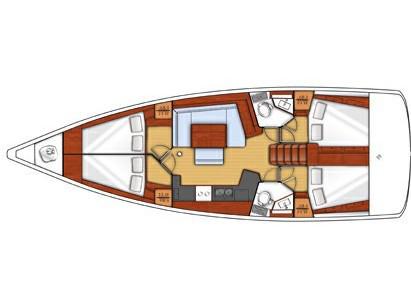 Book yachts online - sailboat - Oceanis 45 - KOS 45.5 - rent