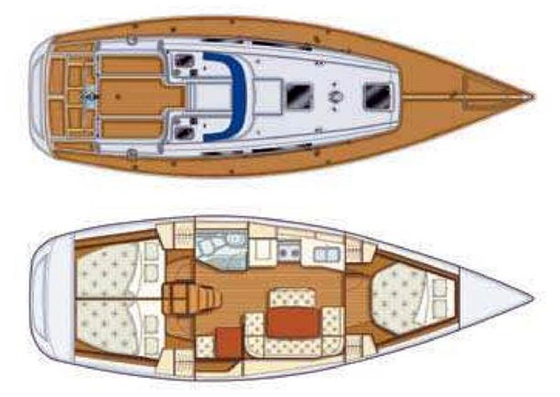Book yachts online - sailboat - Grand Soleil 37 R - Sportski Vuk (Sails 2016) - rent