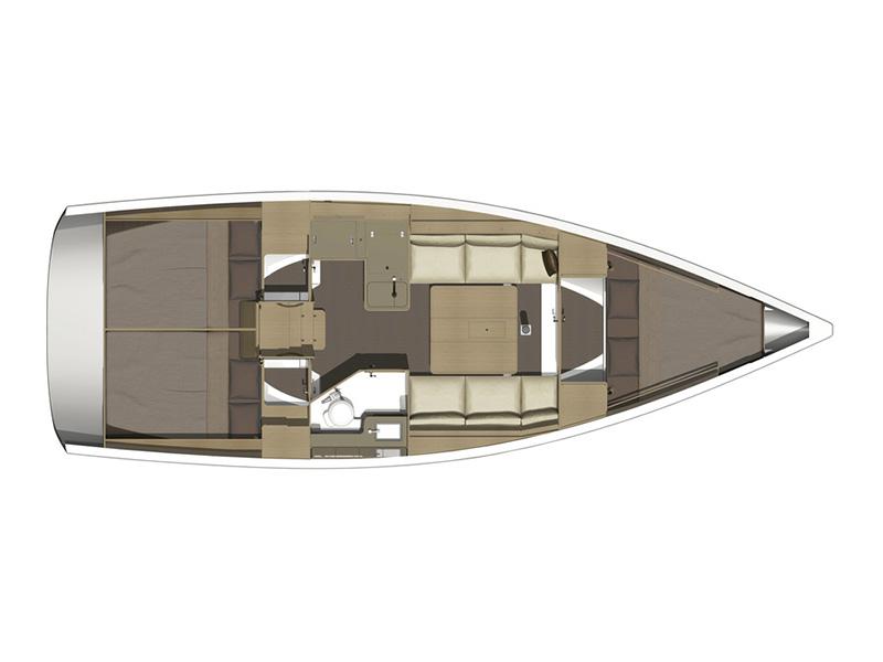 Book yachts online - sailboat - Dufour 350 GL - Luka (webasto, solar panel, additional water tank, shallow draft) - rent