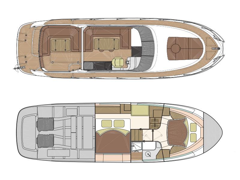 Book yachts online - motorboat - Marex 375 - North star (AC, Generator, Bowthruster, Sterntruster) - rent