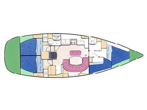 Book yachts online - sailboat - Oceanis 411-4 - Latitud 3 - rent