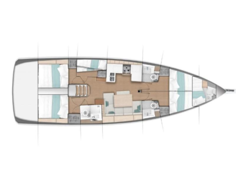 Book yachts online - sailboat - Sun Odyssey 490_2019 - SY_2051 - rent