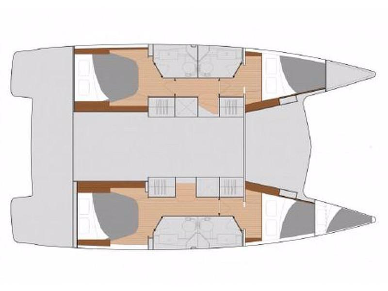 Book yachts online - catamaran - Isla 40 - LFK-Isla 40(A/C) - rent