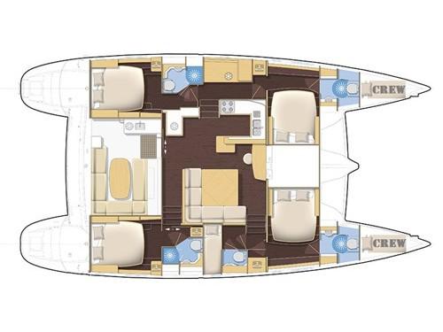 Book yachts online - catamaran - Lagoon 500 - The Big Deal - (A/C - Generator - Refit 2021) - rent