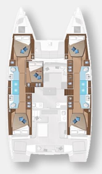 Book yachts online - catamaran - Set Marine 625 - SET ONE - rent
