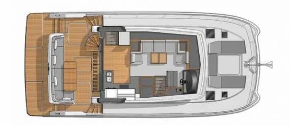 Book yachts online - motorboat - Fountaine Pajot M/Y 40 - BELUGA - rent