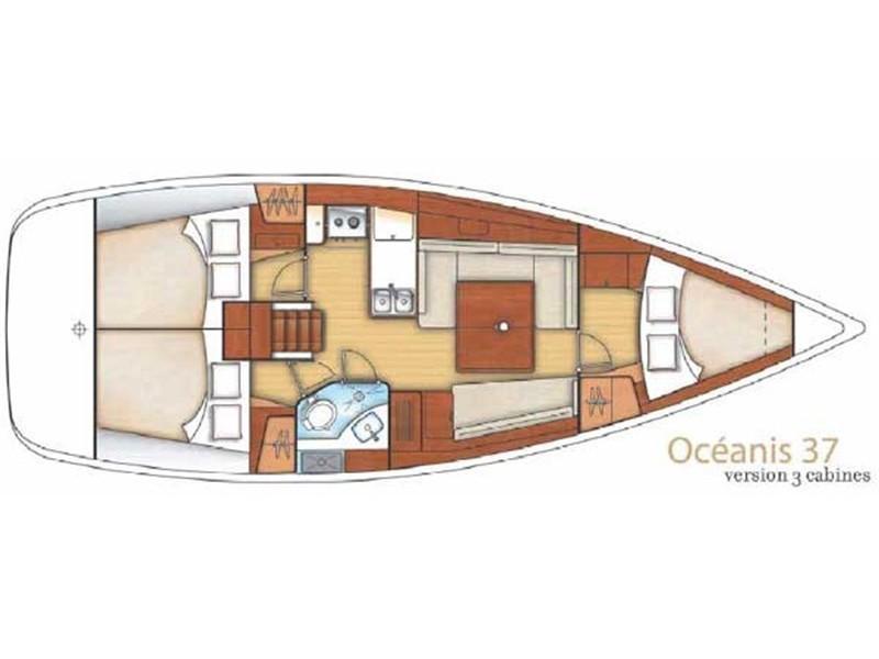 Book yachts online - sailboat - Oceanis 37 - Vassiliki (refit 2021) - rent