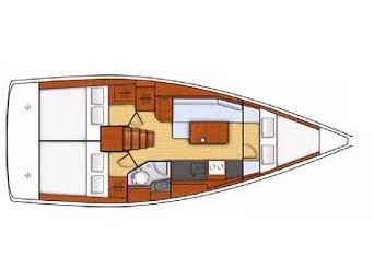 Book yachts online - sailboat - Oceanis 35.1 - New - Comfort line - rent