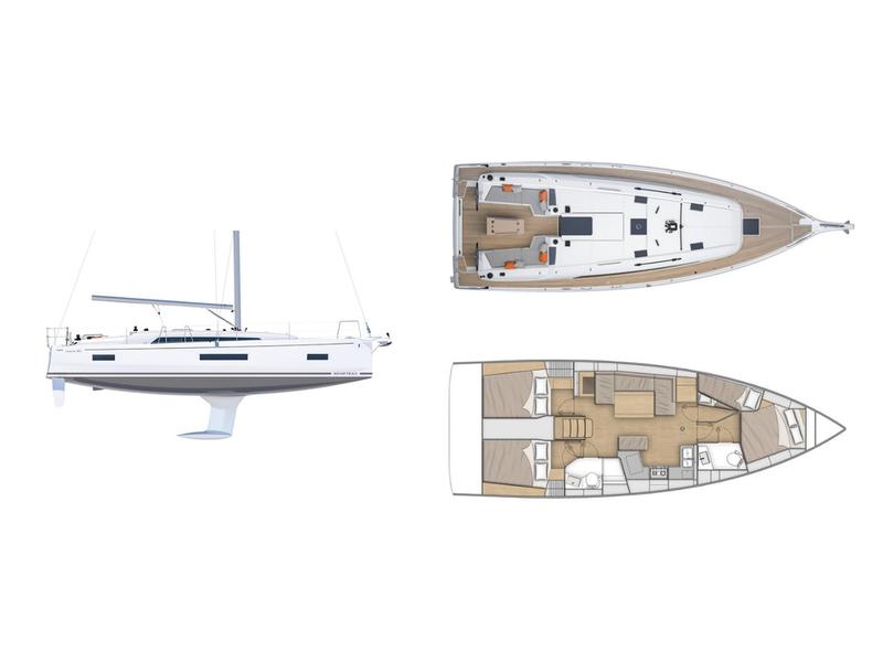Book yachts online - sailboat - Oceanis 40.1 - Aria - rent