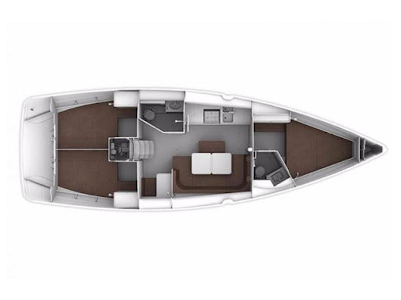Book yachts online - sailboat - Bavaria Cruiser 41 - Calamari - rent