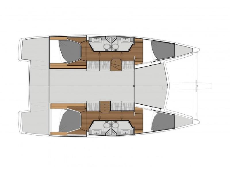 Book yachts online - catamaran - Lucia 40 - Coco D - rent