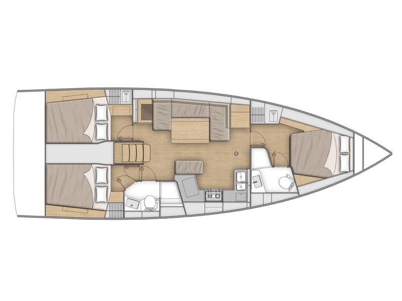 Book yachts online - sailboat - Oceanis 40.1 - AZORIAN with AC - rent