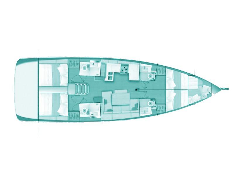 Book yachts online - sailboat - Sun Odyssey 490 - Iris - rent