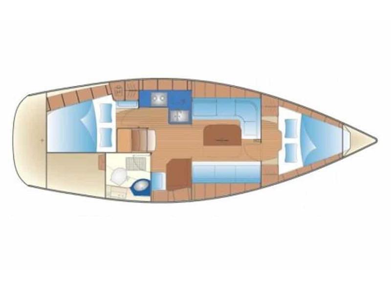 Book yachts online - sailboat - Bavaria 34 Cruiser - Kat34 - rent