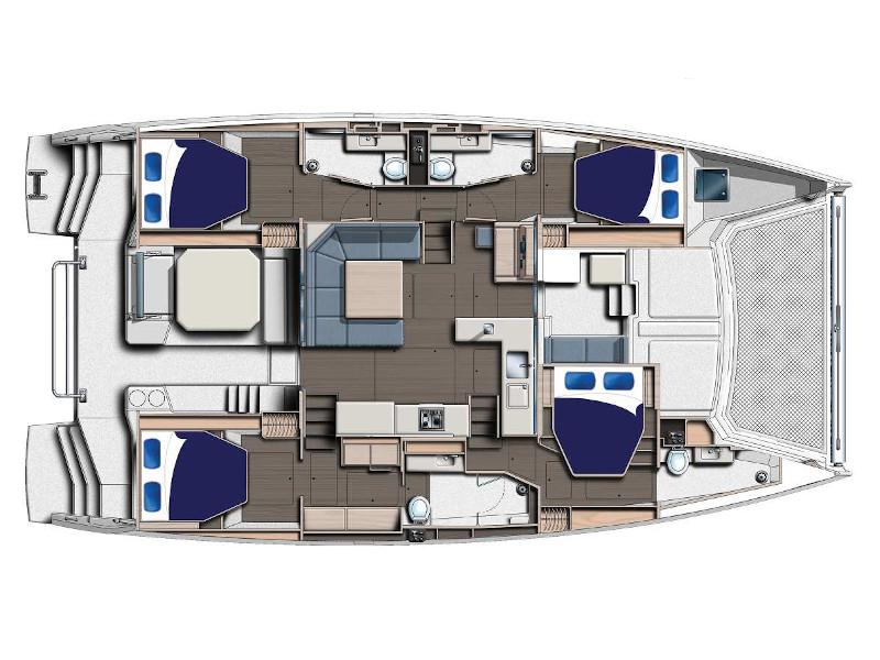 Book yachts online - catamaran - Catamaran 50 - HAKUNA MATATA - rent