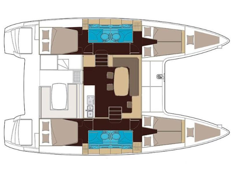 Book yachts online - catamaran - Lagoon 400S2 - GETAWAY - rent