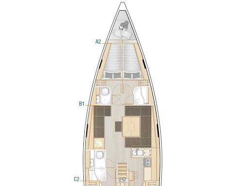 Book yachts online - sailboat - Hanse 458 - EUPHORIA - rent