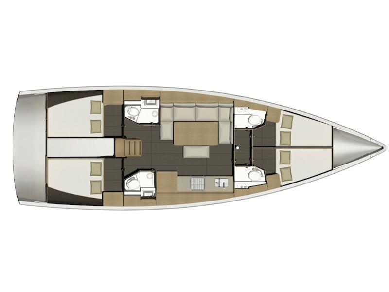 Book yachts online - sailboat - Dufour 460 - Discovery Planet - rent