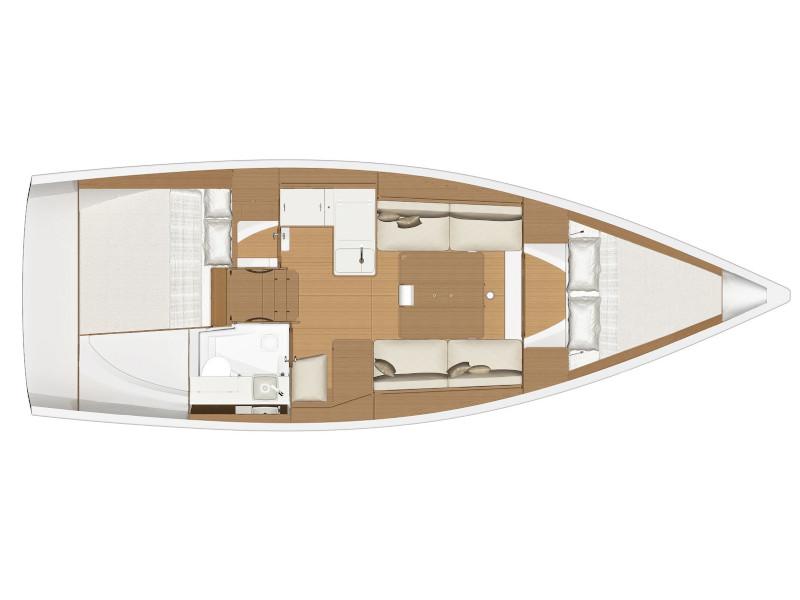Book yachts online - sailboat - Dufour 360 GL - Joy Planet - rent
