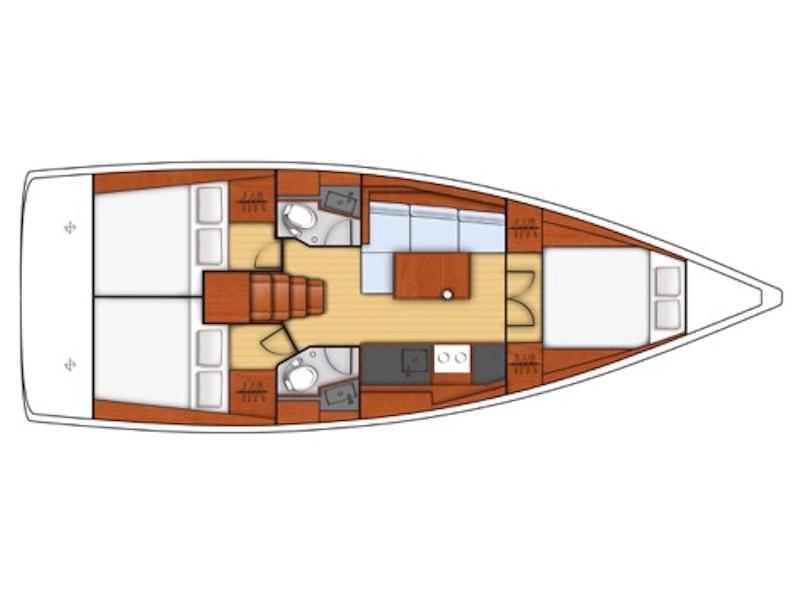 Book yachts online - sailboat - Oceanis 38.1 - Galatea - rent