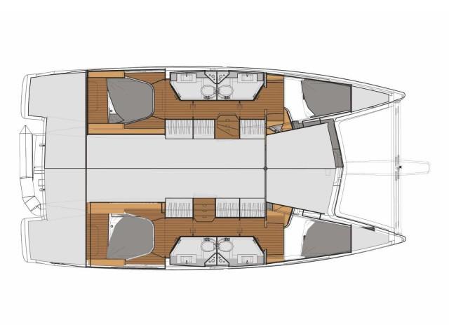 Book yachts online - catamaran - Fountaine Pajot LUCIA 40 - For Me Double - rent