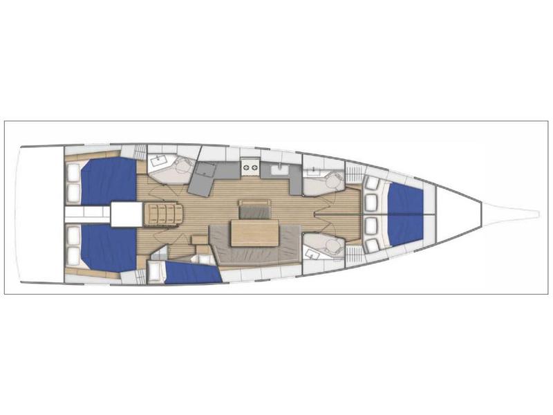 Book yachts online - sailboat - Oceanis 46.1 - SW Oceanis - rent