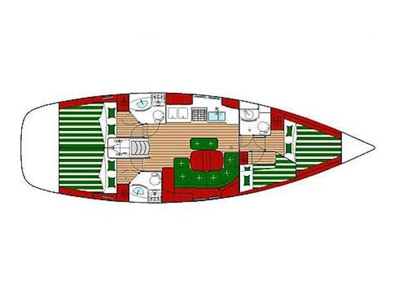 Book yachts online - sailboat - Oceanis 423 - Pločica - rent