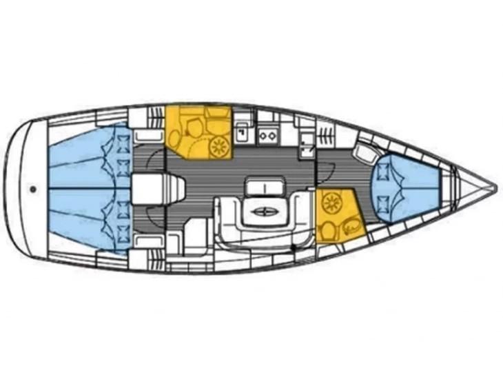 Book yachts online - sailboat - Bavaria 39 Cruiser - Anuschka - rent