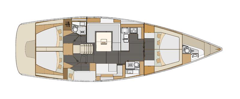 Book yachts online - sailboat - Elan 494 Impression - Wild Wind - rent