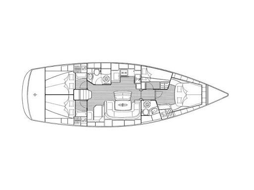 Book yachts online - sailboat - Bavaria 46 Cruiser - Midas  - Bow &amp; Solar - rent