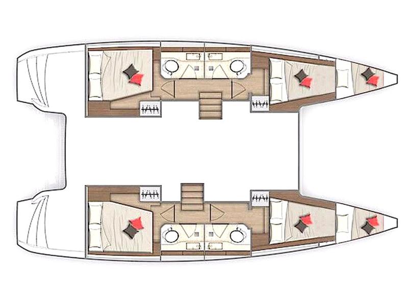 Book yachts online - catamaran - Lagoon 40 - Falcon - rent