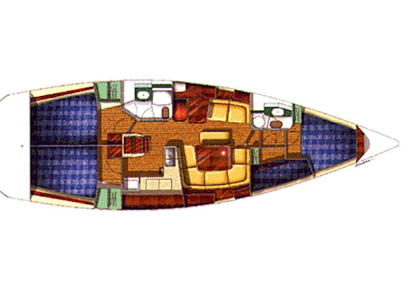 Book yachts online - sailboat - Sun Odyssey 43 - REN - TOTAL REFIT 2018 - rent