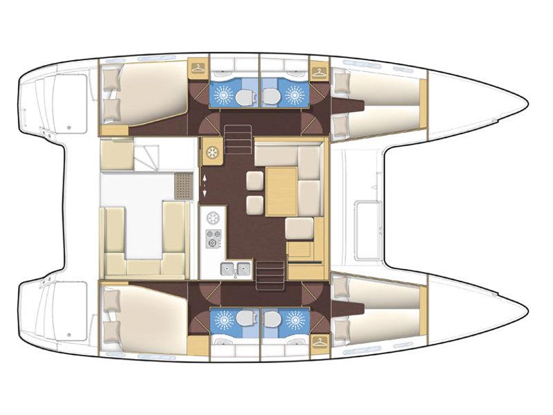 Book yachts online - catamaran - Lagoon 40 - Atlante - rent
