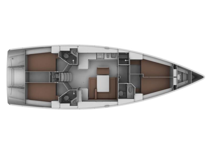 Book yachts online - sailboat - Bavaria Cruiser 45 - Alena - rent