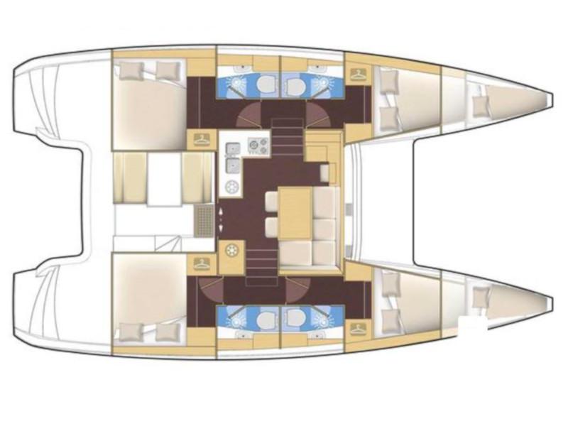Book yachts online - catamaran - Lagoon 40 - Viera - rent