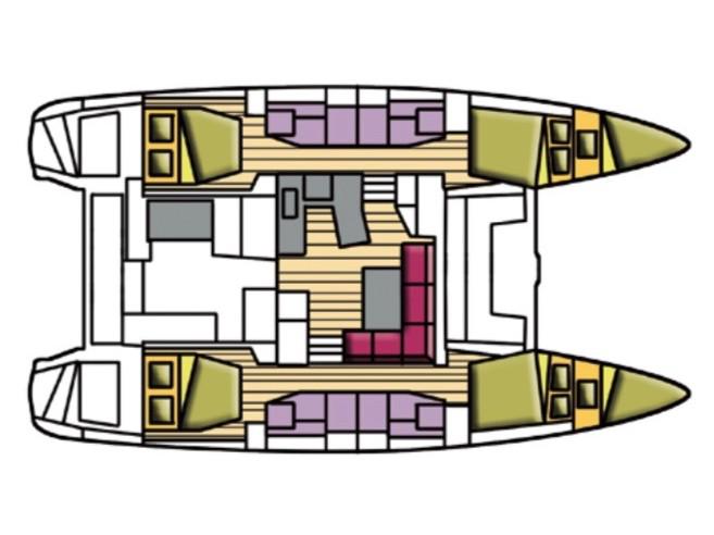Book yachts online - catamaran - Lagoon 42 - Felis (Inverter, WM, Solar Panels) - rent