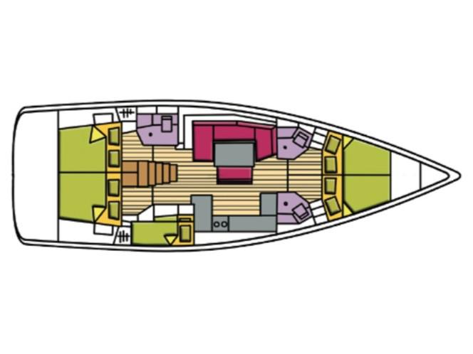 Book yachts online - sailboat - Oceanis 48 - Peacock - rent