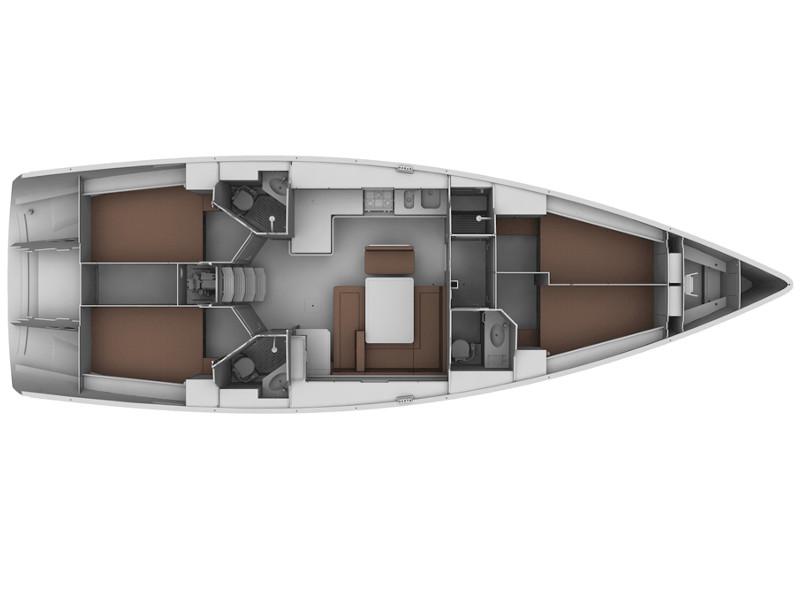 Book yachts online - sailboat - Bavaria 45 Cruiser - Iguazu - rent