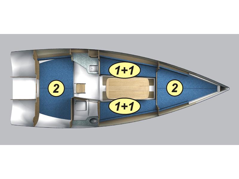 Book yachts online - sailboat - Maxus 28 Prestige + - Amagros - rent