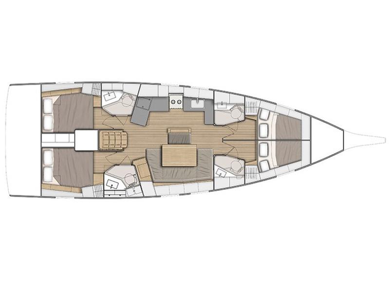 Book yachts online - sailboat - Dufour 470 - Dimitra - rent