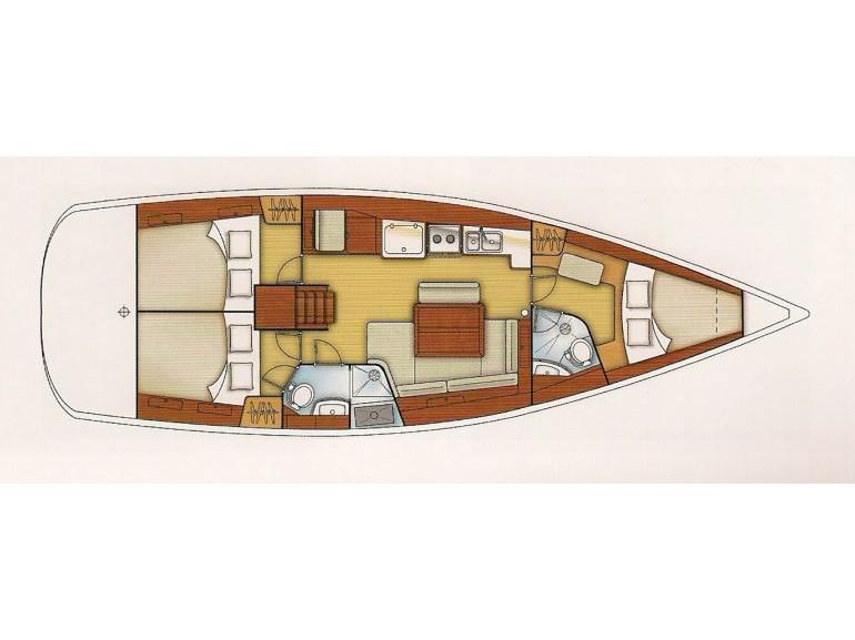 Book yachts online - sailboat - Oceanis 43 - Solitaire - rent