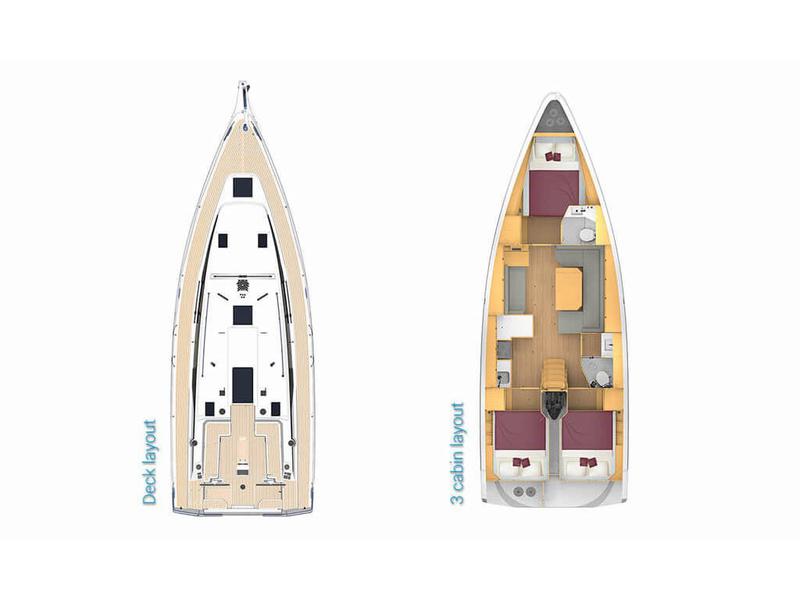 Book yachts online - sailboat - Bavaria C42 - Karpouzi | A/C, Bowth, Full teak deck - rent