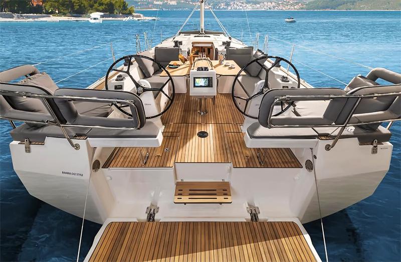 Book yachts online - sailboat - Bavaria C42 - Karpouzi | A/C, Bowth, Full teak deck - rent