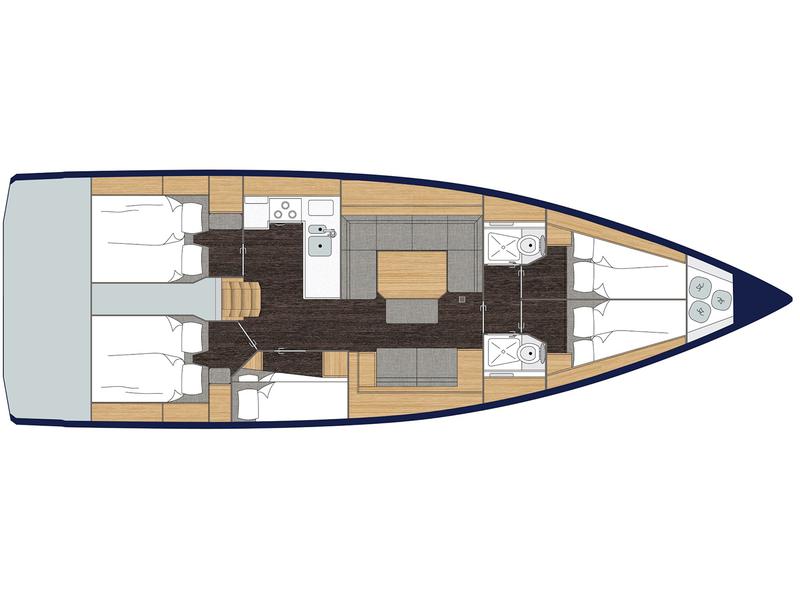 Book yachts online - sailboat - Bavaria C45 (5 cbs-) - BavC45-21-BDM - rent