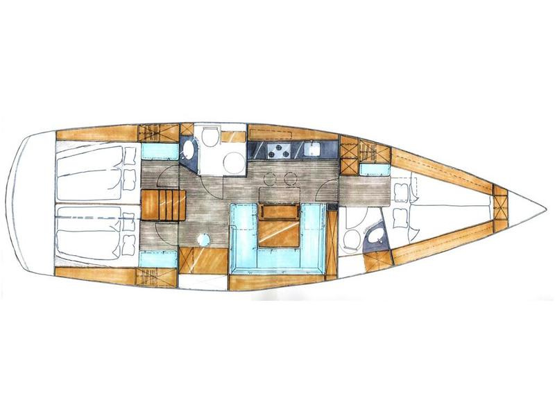 Book yachts online - sailboat - Bavaria 43 Cruiser - B43-10-KM - rent