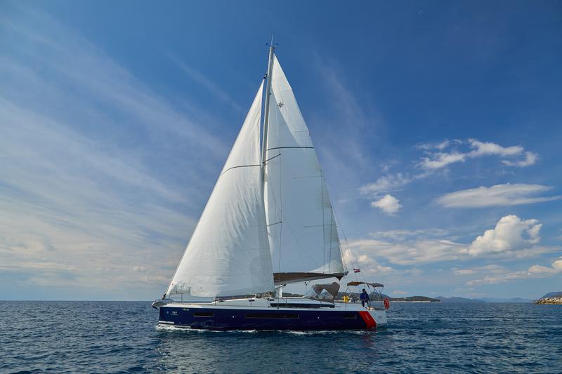 Book yachts online - sailboat - Sun Odyssey 490 - FREKI (NEW MODEL, BLUE HULL, AC+GEN.) - rent