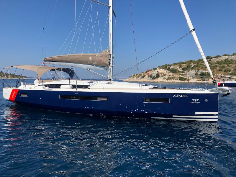 Book yachts online - sailboat - Sun Odyssey 490 - ALFADER (NEW MODEL, BLUE HULL, AC+GEN.) - rent